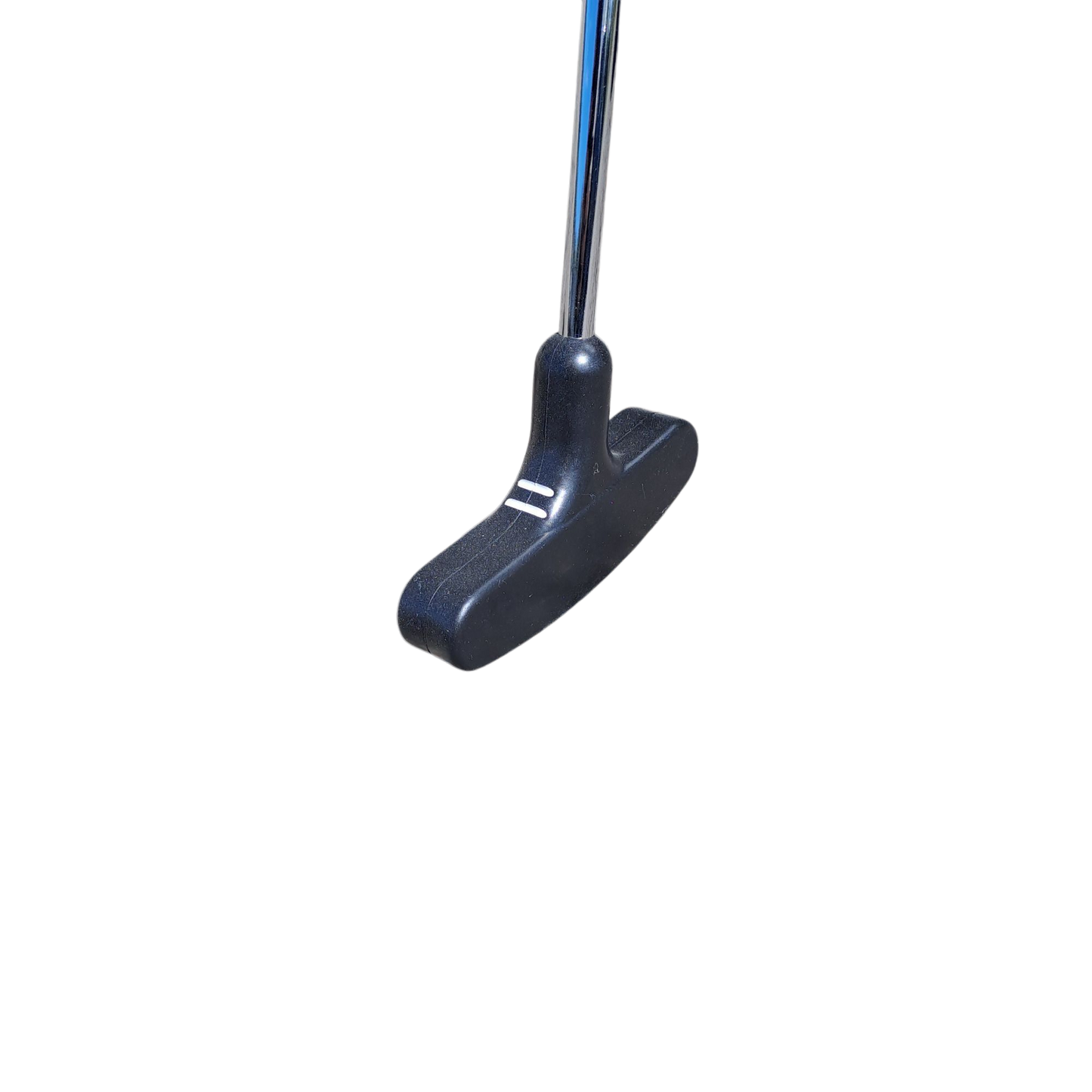 Standard gummihoved putter med sigte striber 95 cm