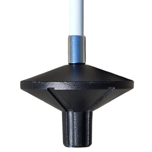 Puttinggreen glasfiberstang, hvid, 90 cm