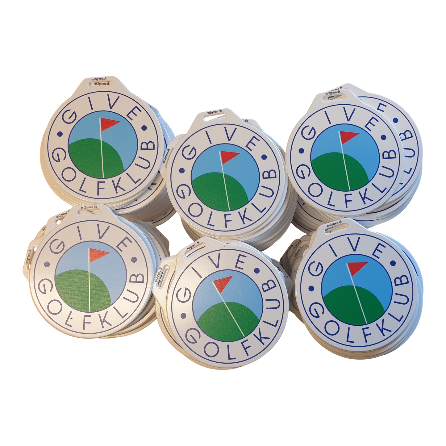 Bagmærke ø 100mm digital printet på én side