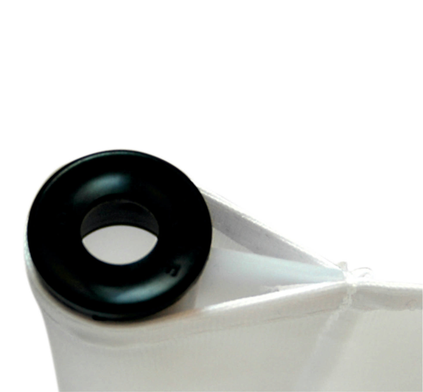 Golfflag ternet, sort/gul, 200 gram flagdug