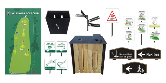 Sandwichplader til golfskilte: Egenskaber, fordele og muligheder for print og tilpasning