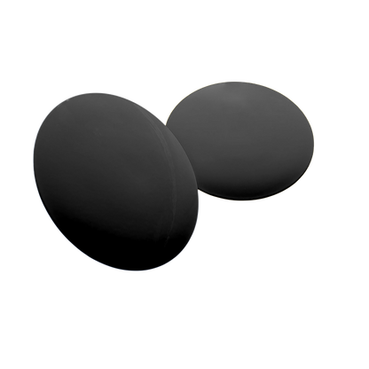Tee markering i rustfrit stål, flad, sort