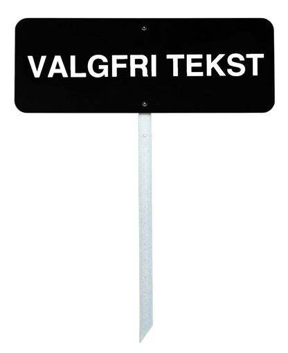 Golfskilt 40x15 cm - med egen tekst