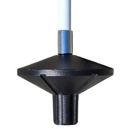 Puttinggreen glasfiberstang, hvid, 65 cm