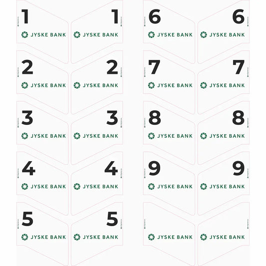 Klistermærke til PUflag model flag