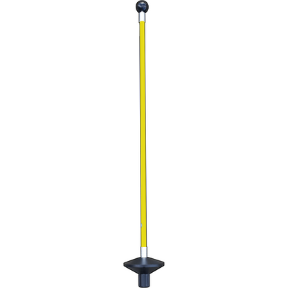 Puttinggreen Glasfiberstang, gul, 65 cm