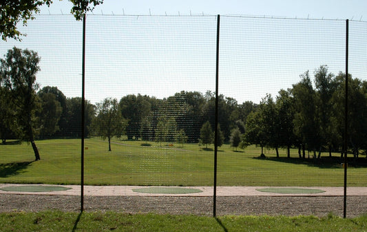 Golfbolde stop-net, sort m/reb, 4 x 50 m