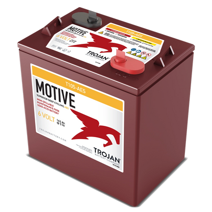 Trojan T-105 AES 6V AGM Dybcyklus‑Batteri