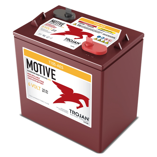 Trojan T-105 AES 6V AGM Dybcyklus‑Batteri