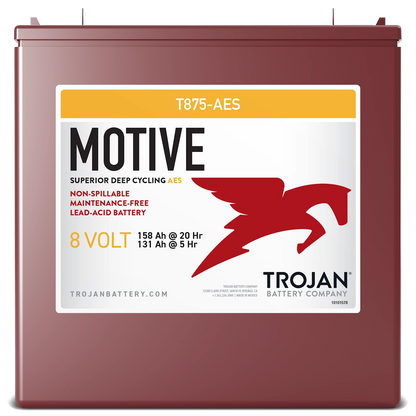 Trojan T‑875 AES 8V AGM Dybcyklus‑Batteri