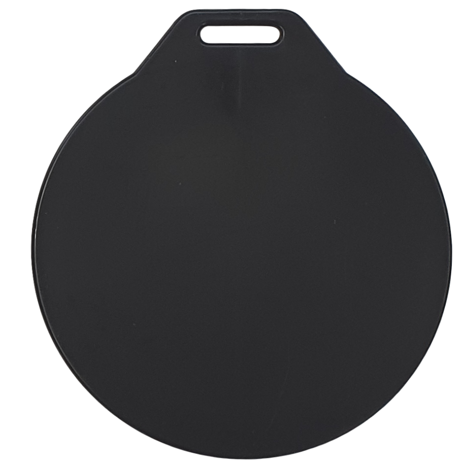 Bagmærke uden tryk, sort