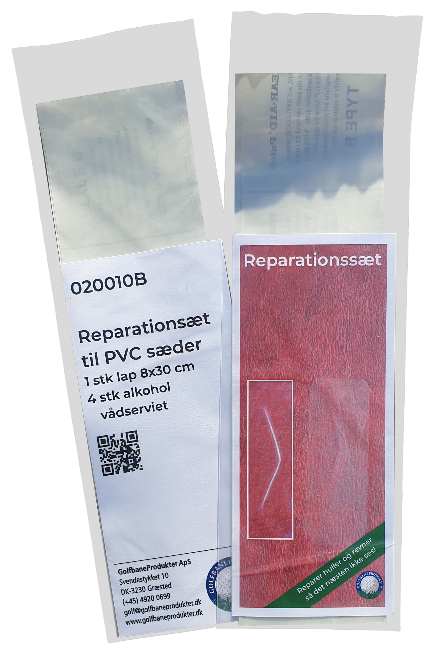 Reparations aid kit til PVC materialer