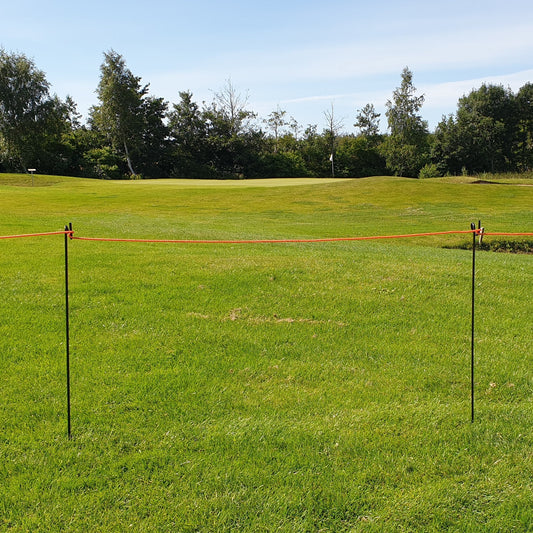 Stolpe GBP single til afspærringskæde/-reb