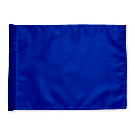 Puttinggreen flag, blå, nylon, ekstra kraftig flagdug.