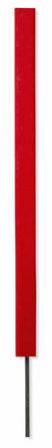 24" (61 cm) Recycled Plastic Square Haz. Marker w/Spike, red