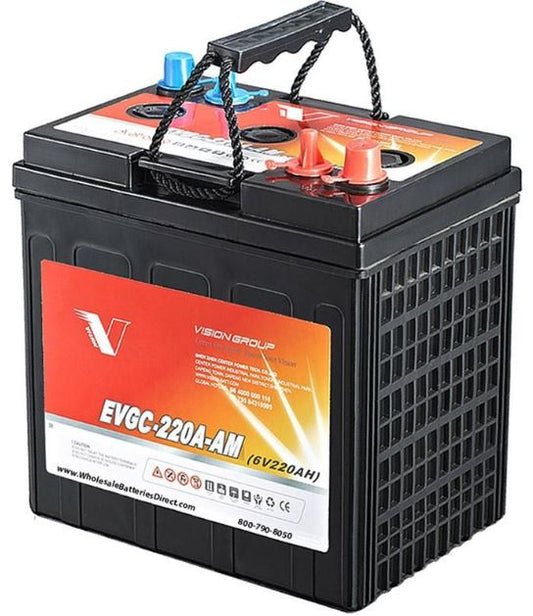 Vision 6 volt AGM batteri