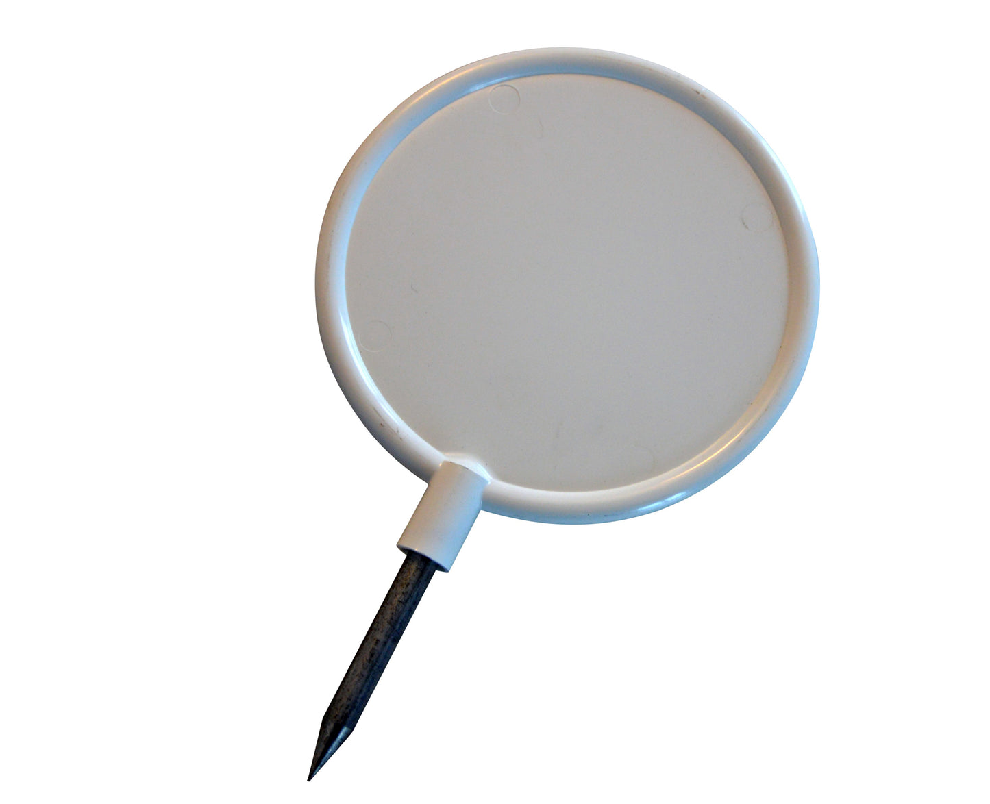 Tee markering Rund, Ø 12 cm, hvid